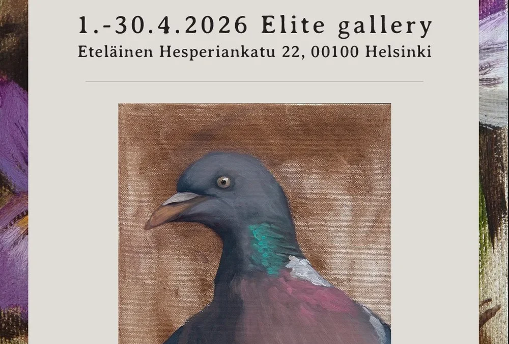 Emmi Nummelan näyttely ’Kevät’ Eliten ikkunagalleriassa huhtikuussa